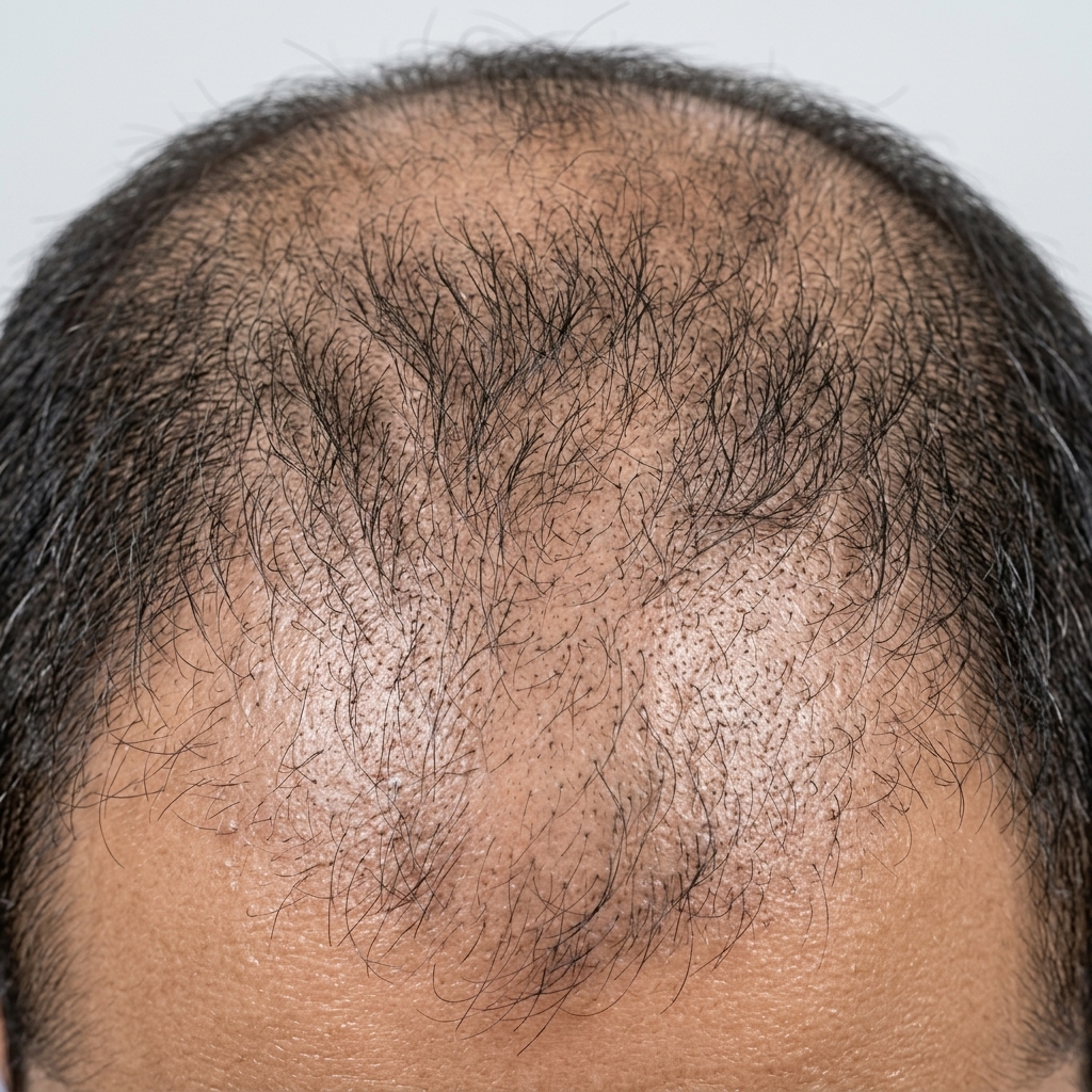 Bald Hair Before
